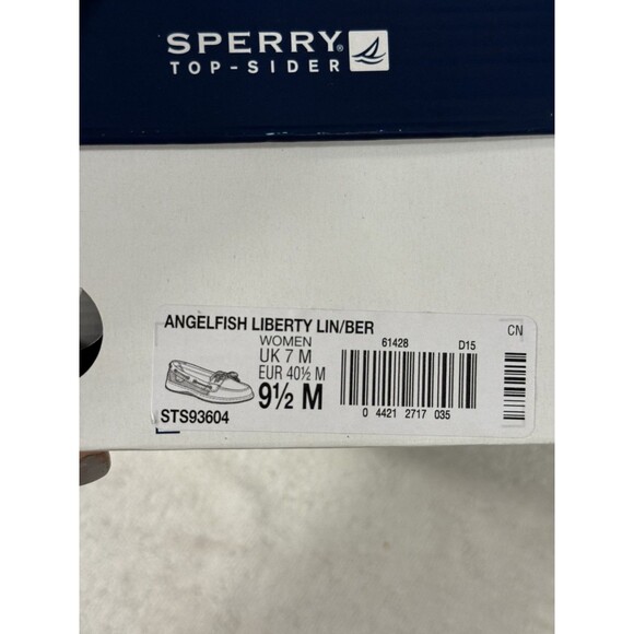 Sperry Top Sider WomanTan Cheetah Print Angelfish STS93604 Boat Shoe NIB Sz 9.5 - Picture 8 of 8